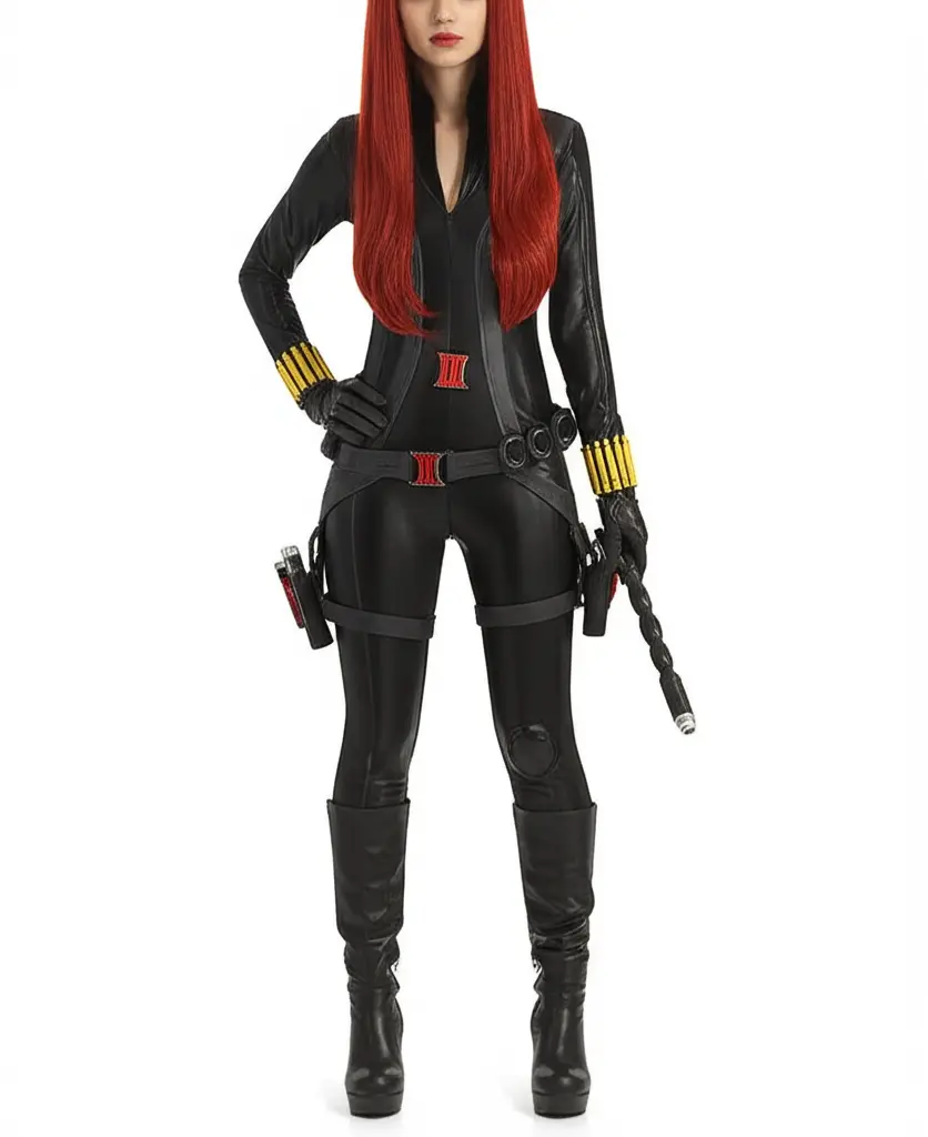 DIY BLACK WIDOW COSTUME