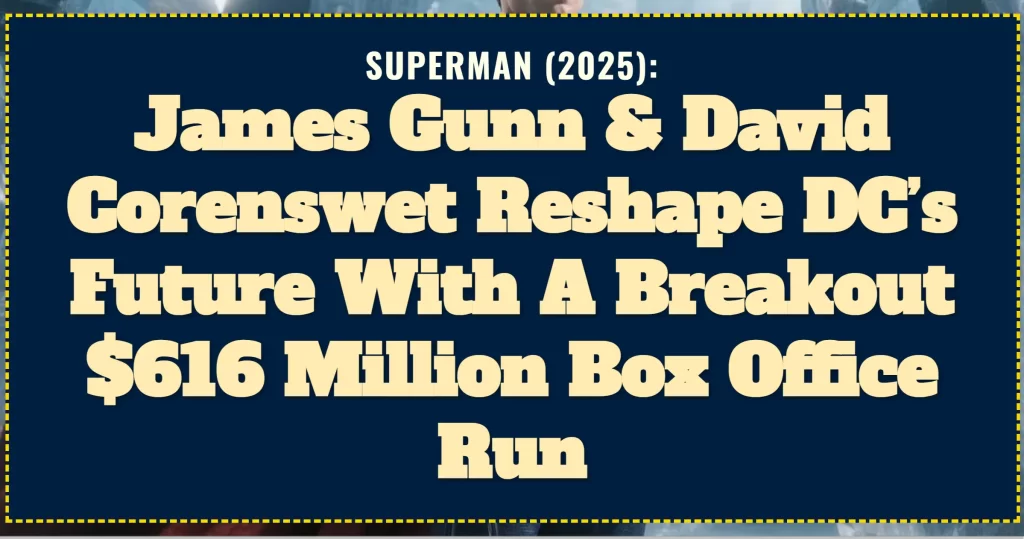 superman 2025 box office